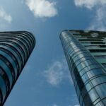 two high rise buildings